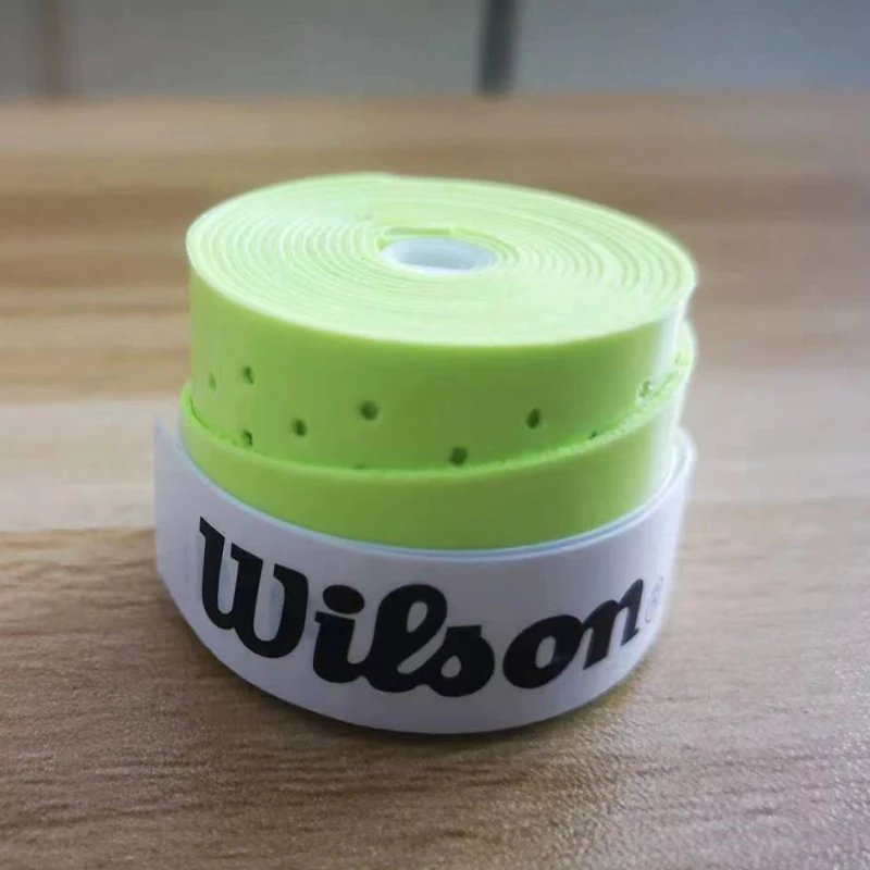 12Pcs Wilson Racket Overgrip Sweat Band Absorption Tennis Badminton Racket Hand Glue Tennis Grip Pu Non Slip Overgrip