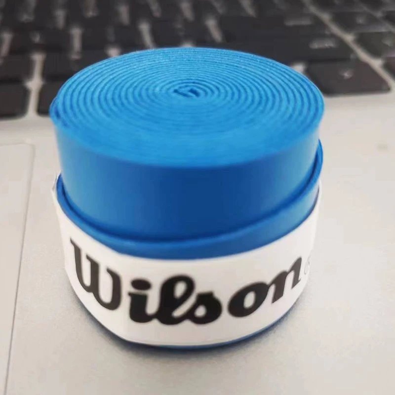 12Pcs Wilson Racket Overgrip Sweat Band Absorption Tennis Badminton Racket Hand Glue Tennis Grip Pu Non Slip Overgrip