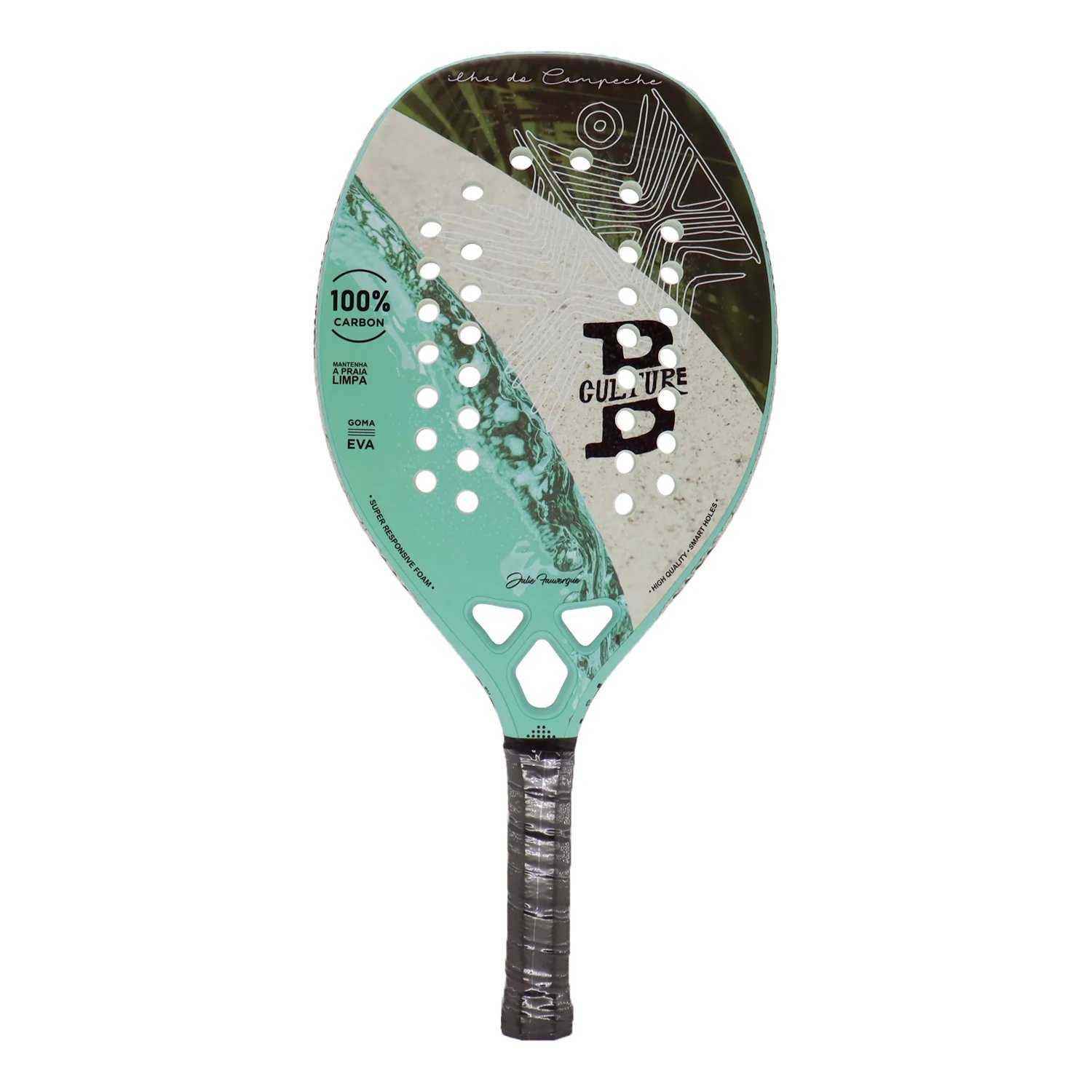 Raquete Beach Tennis Full Carbon Anole Lightweight Padel Rough Surface for Training Beach Tennis Racket