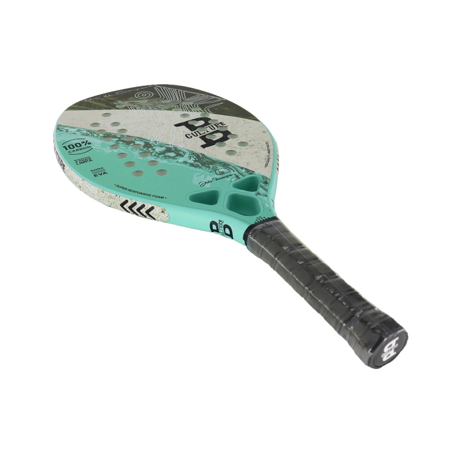 Raquete Beach Tennis Full Carbon Anole Lightweight Padel Rough Surface for Training Beach Tennis Racket