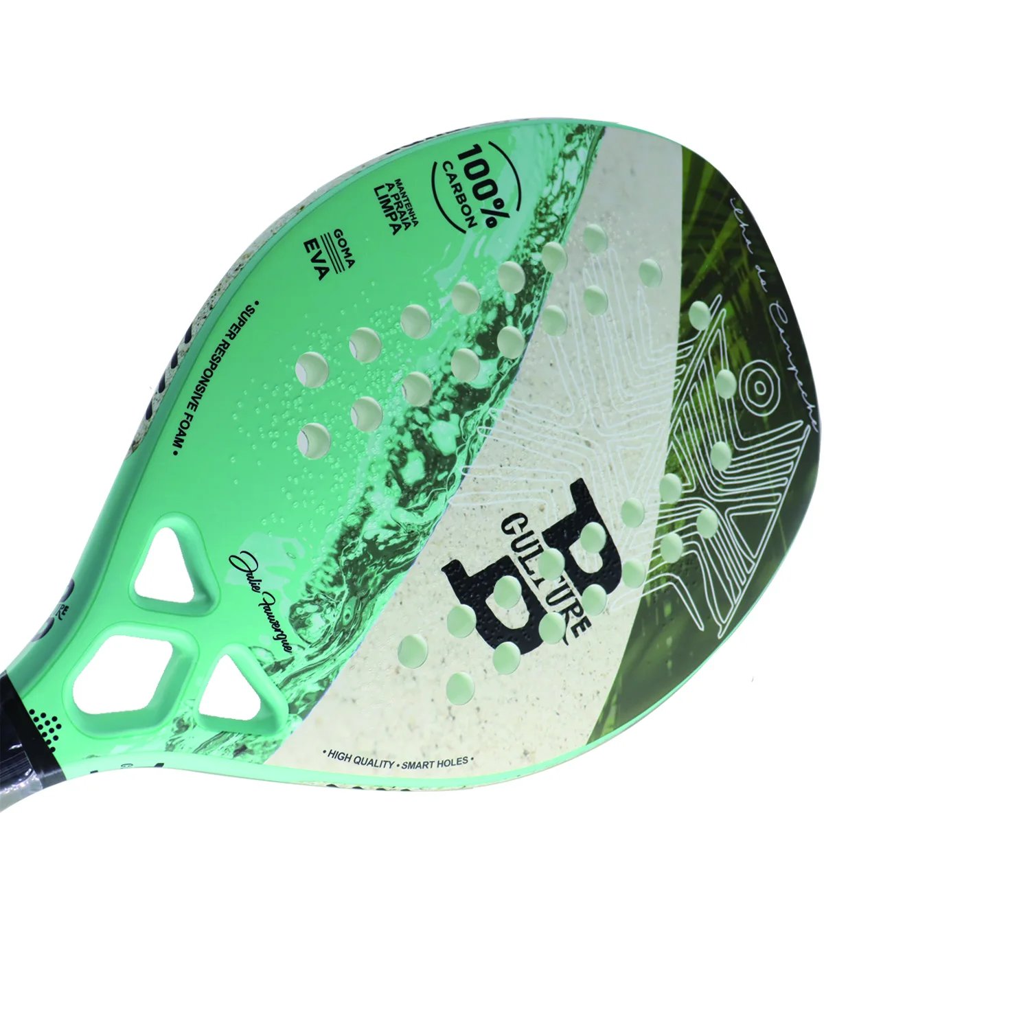 Raquete Beach Tennis Full Carbon Anole Lightweight Padel Rough Surface for Training Beach Tennis Racket
