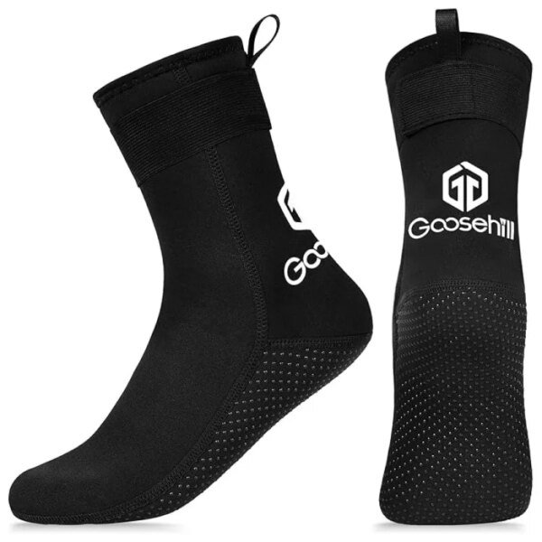 Goosehill Calcetines de buceo de neopreno, fútbol de arena , Tenis playa ,de 3 mm.