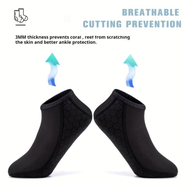 Calcetines  de neopreno de 3mm a prueba de arena, para voleibol de playa, Tennis Beach. - Imagen 5