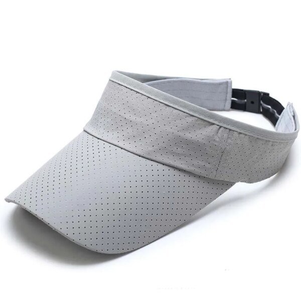 Gorra con visera para hombre y mujer, gorro de sol de secado rápido de malla fina para verano, Golf, tenis, correr, senderismo, Camping, pesca, velero, deportes de playa. - Imagen 5