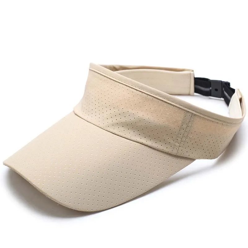 Men Women Visor Cap Summer Thin Mesh Portable Quick Dry Sun Hat Golf Tennis Running Hiking Camping Fishing Sailboat Beach Sports